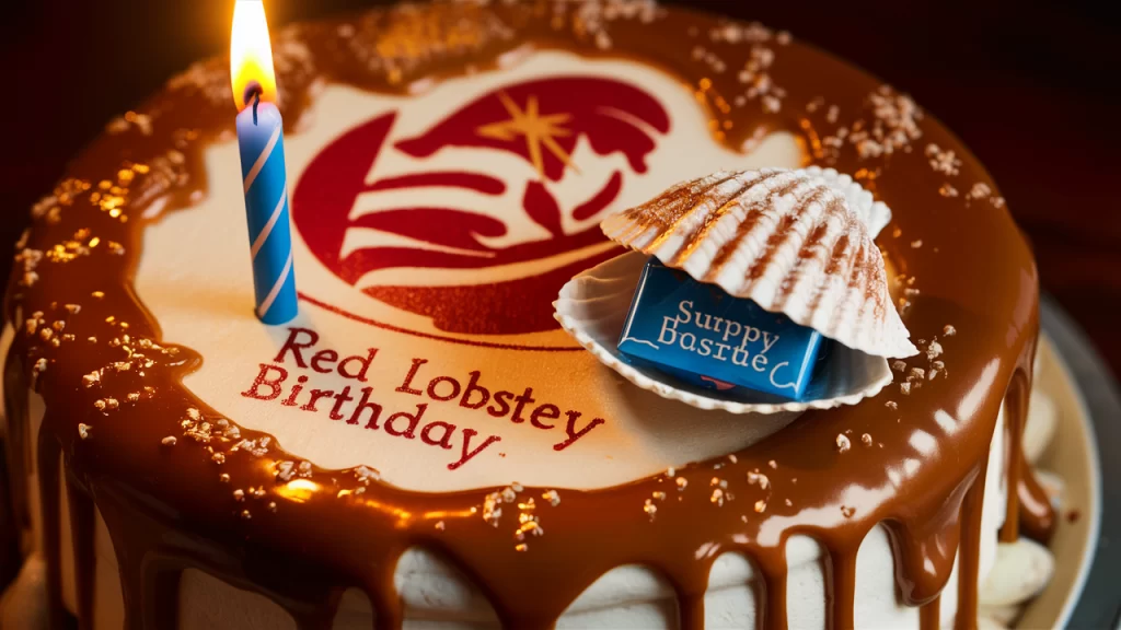 Red Lobster Birthday Dessert