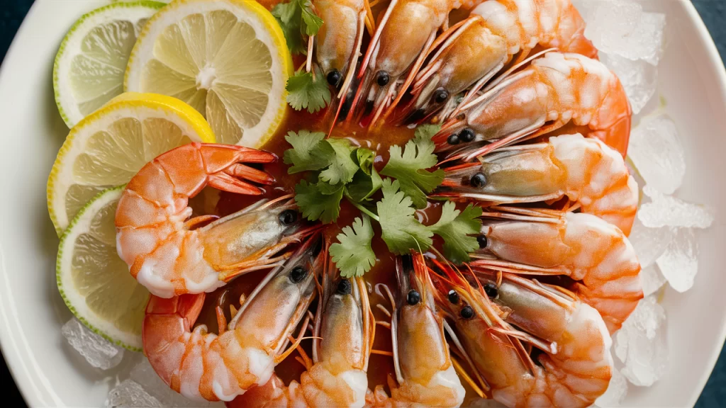 Red Lobster Shrimp Cocktail platter